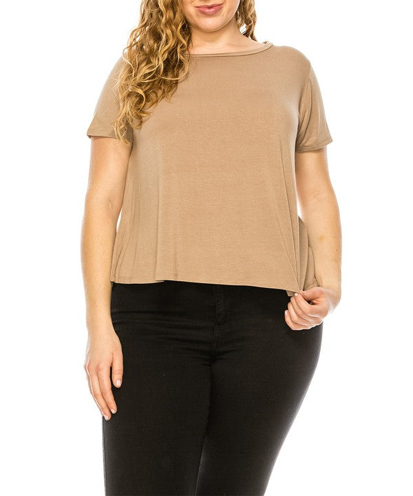 Bamboo classic top for curvy size