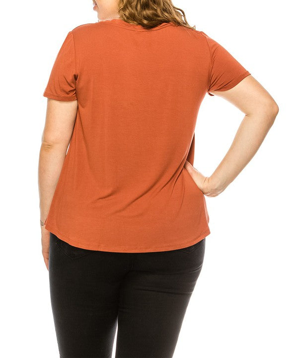 Bamboo classic top for curvy size