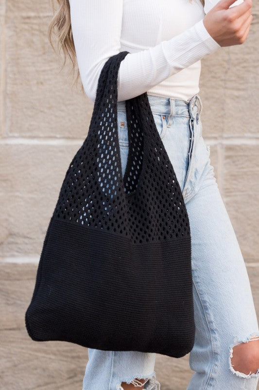 Soft Knit Hobo Bag