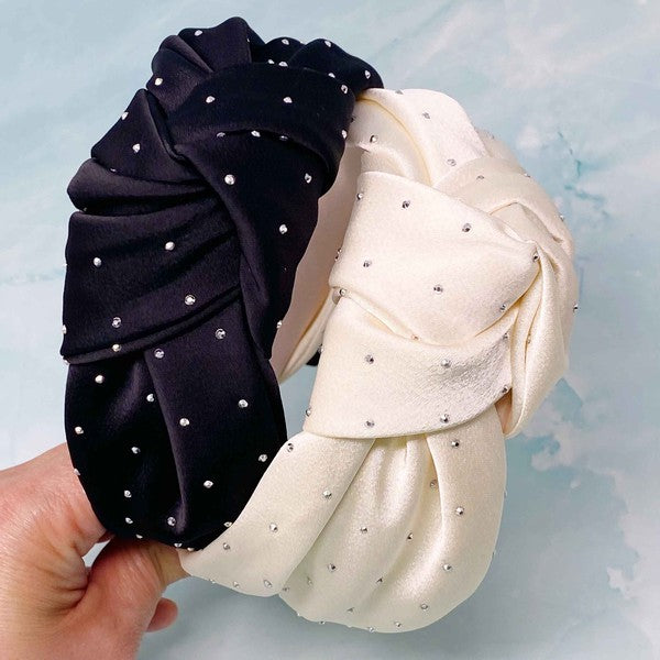 So Satin Knotted Headband