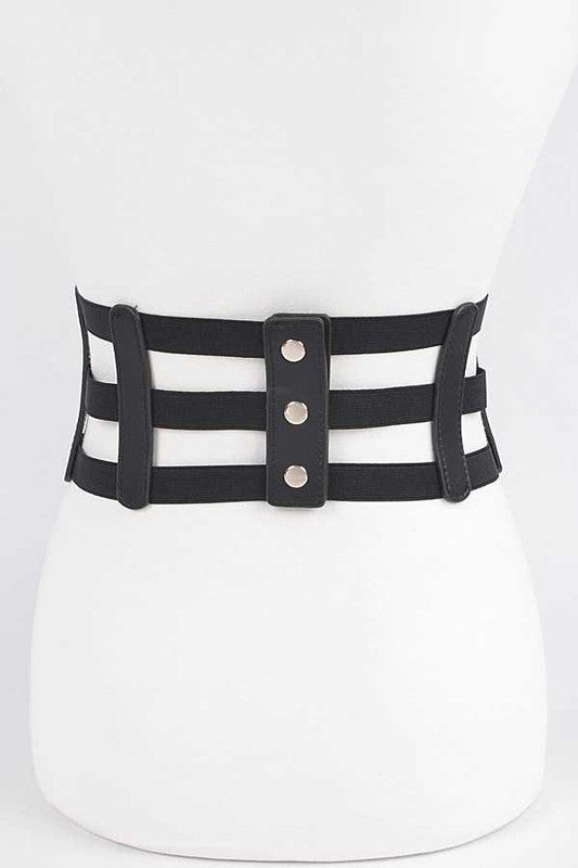 Cutout Elastic Corset Belt