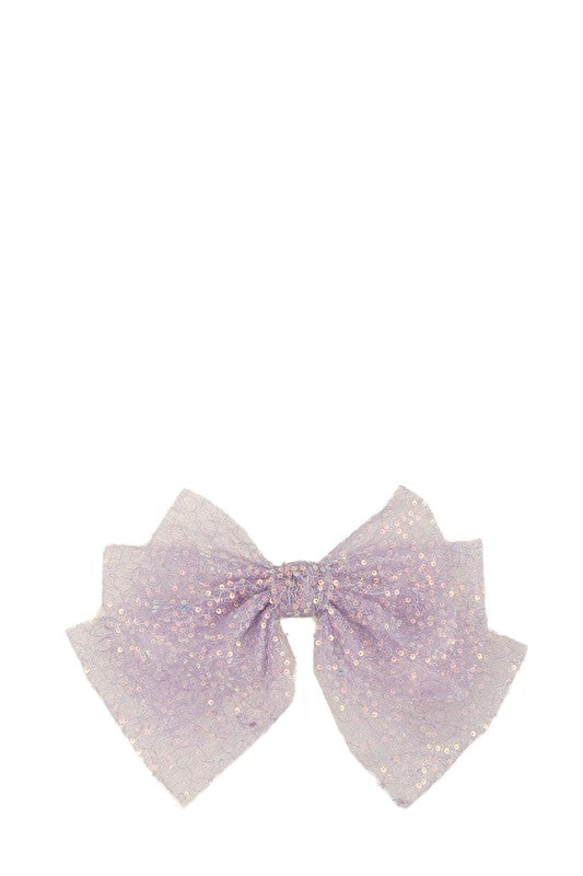 Sheer Ribbon Bow Hair Clip