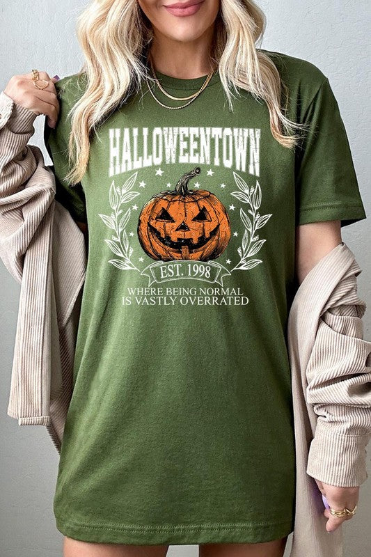 Halloweentown Pumpkin Graphic T Shirts