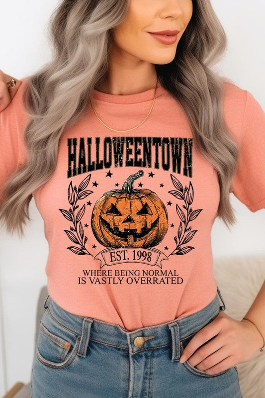 Halloweentown Pumpkin Graphic T Shirts