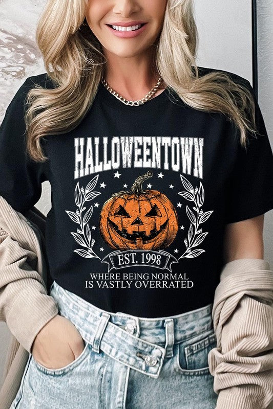 Halloweentown Pumpkin Graphic T Shirts