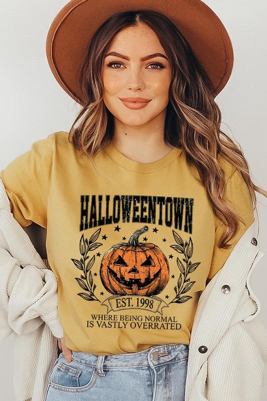 Halloweentown Pumpkin Graphic T Shirts