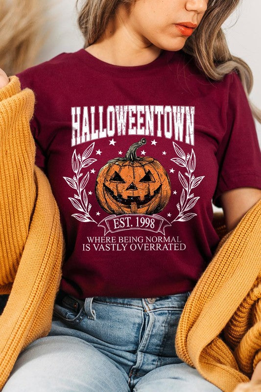 Halloweentown Pumpkin Graphic T Shirts