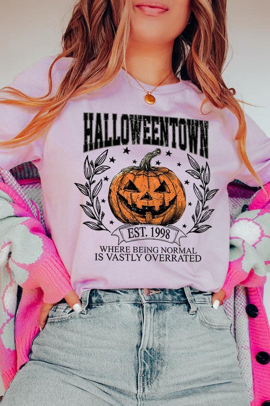 Halloweentown Pumpkin Graphic T Shirts