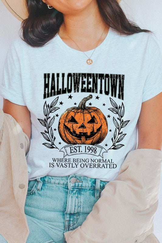 Halloweentown Pumpkin Graphic T Shirts