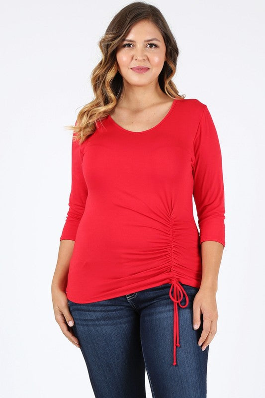 Plus Size waist tie top